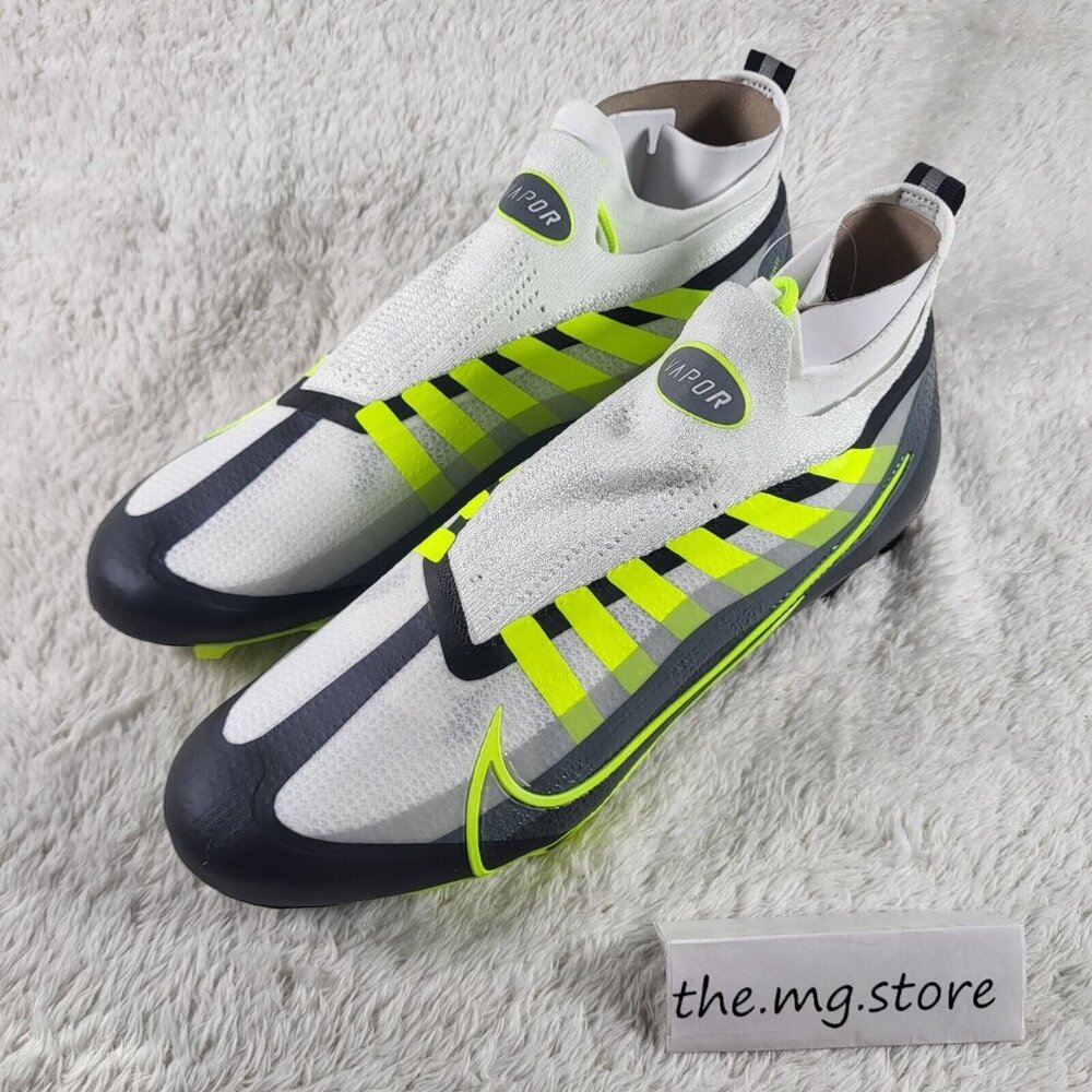 Nike Vapor Edge Elite 360 Flyknit Black White Volt 2022 DQ3558 071 Sz 12 NWOB - Picture 3 of 8